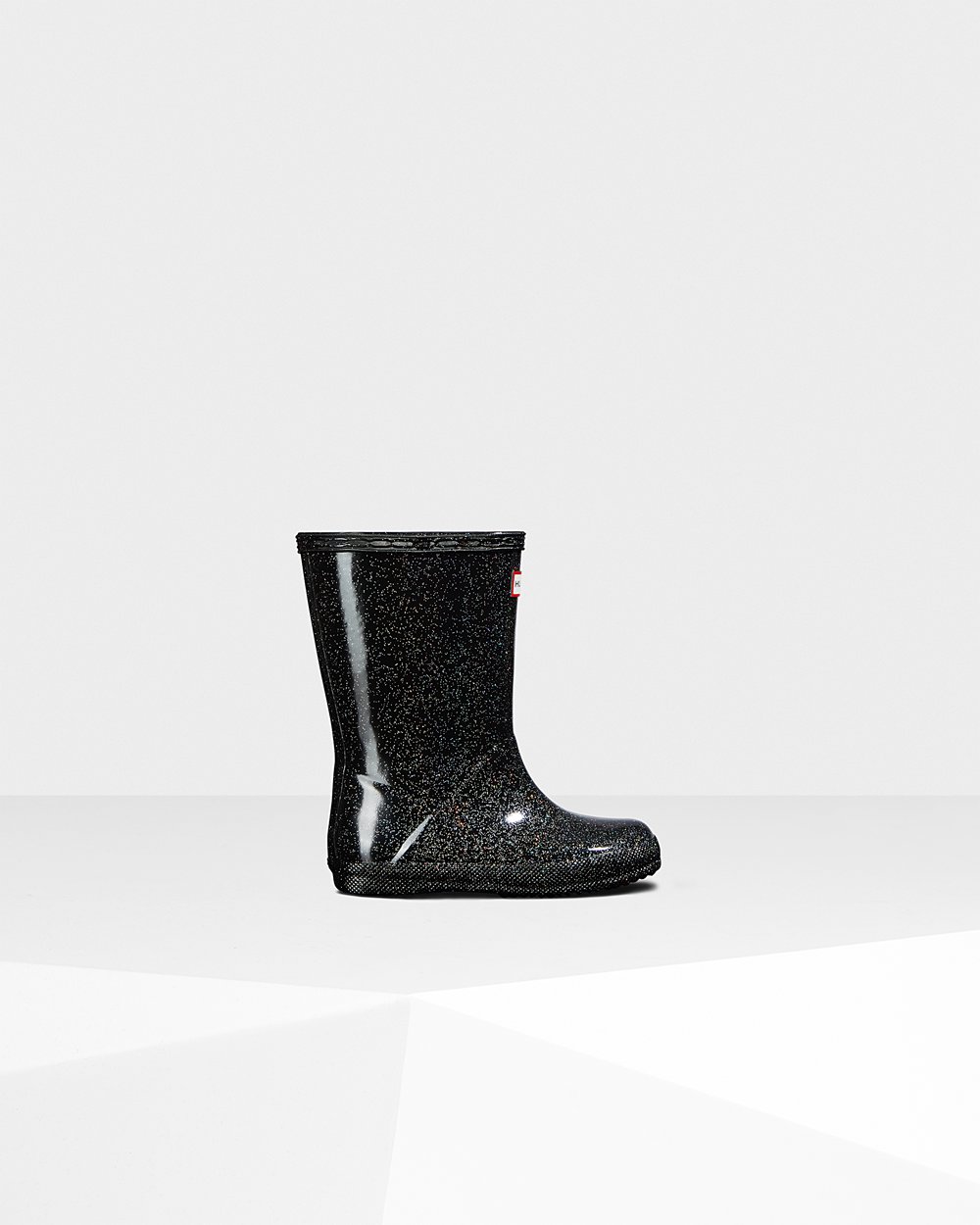 Kids Hunter Original First Classic Starcloud | Rain Boots Black Multicolor | NZ-30524-QESR